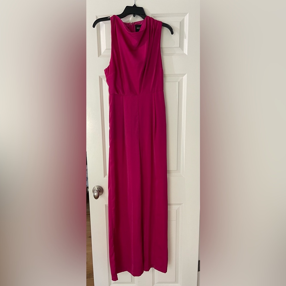 Vibrant Pink Sleeveless Jumpsuit